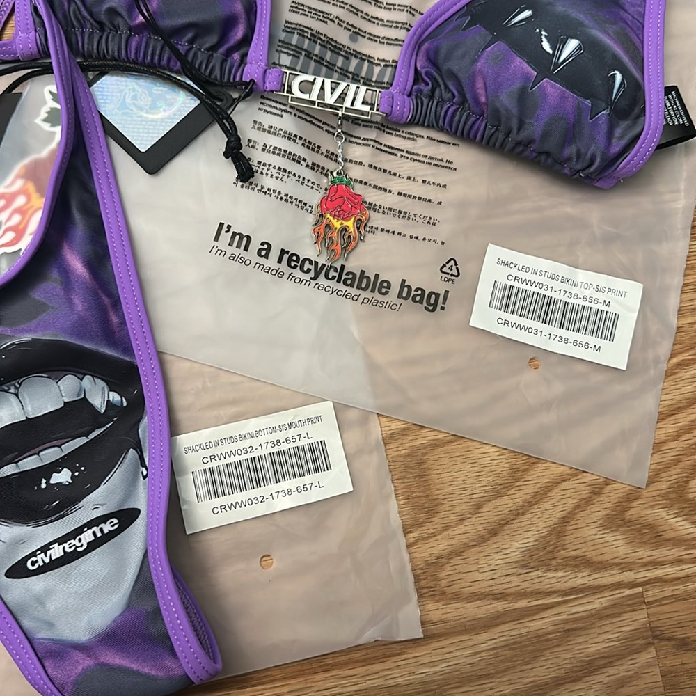 NWT Civil Regime swim set - Picture 3 of 11